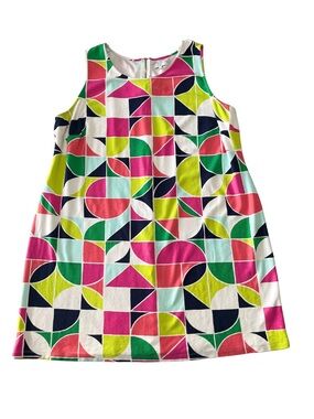 Crown & Ivy 3X Colorful Geometric Knit Dress | Boho Casual Summer Plus Size